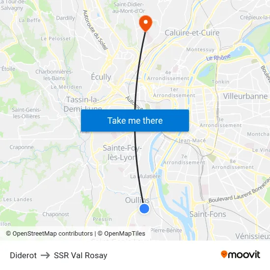 Diderot to SSR Val Rosay map