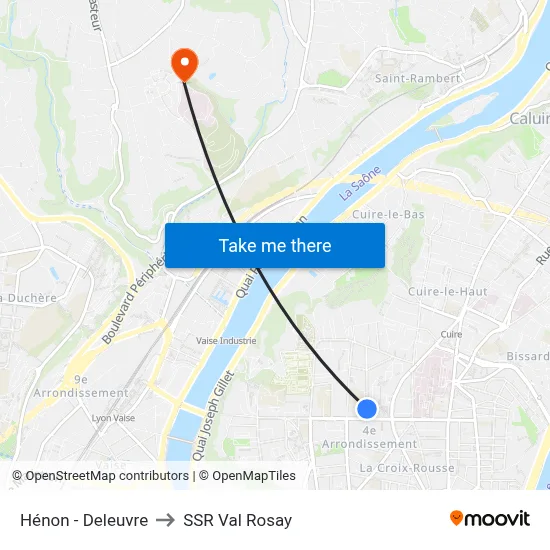 Hénon - Deleuvre to SSR Val Rosay map