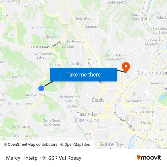 Marcy - Intefp to SSR Val Rosay map