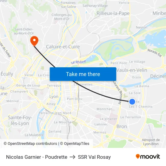 Nicolas Garnier - Poudrette to SSR Val Rosay map