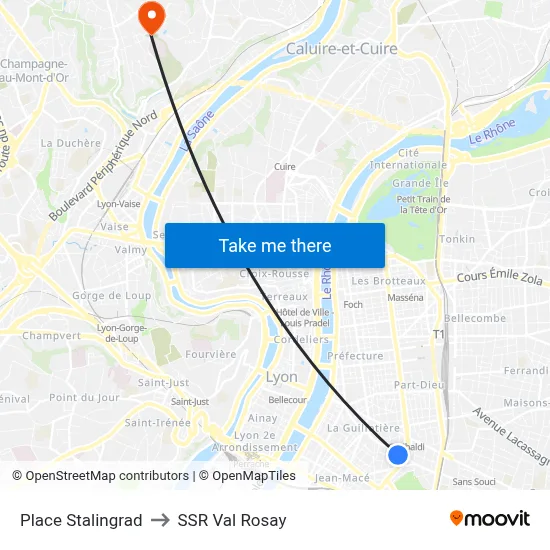 Place Stalingrad to SSR Val Rosay map