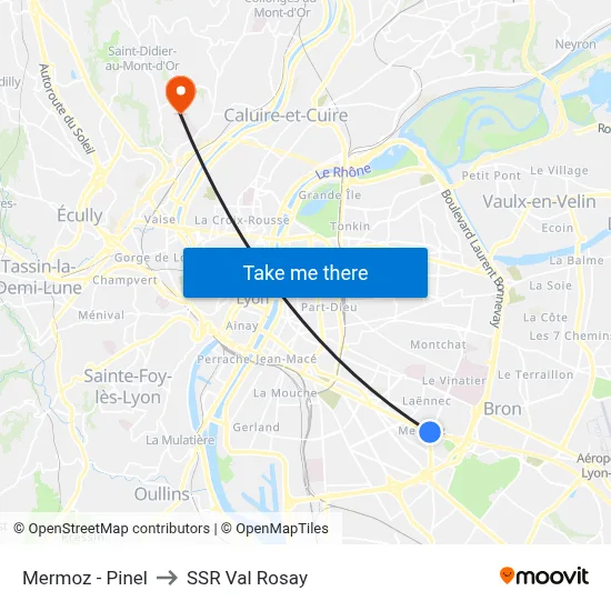 Mermoz - Pinel to SSR Val Rosay map