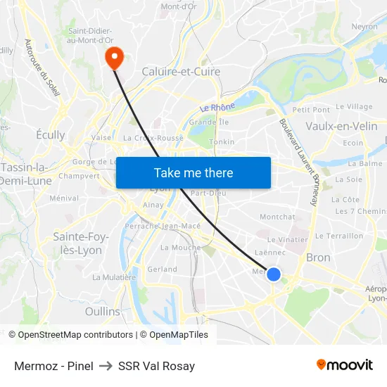 Mermoz - Pinel to SSR Val Rosay map