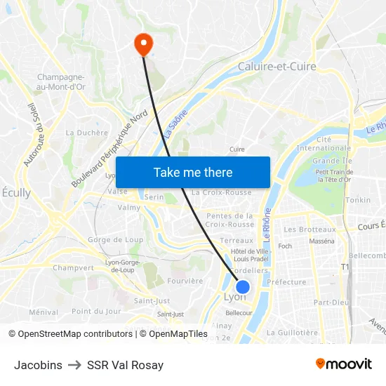 Jacobins to SSR Val Rosay map