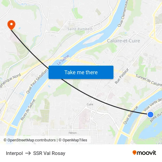 Interpol to SSR Val Rosay map