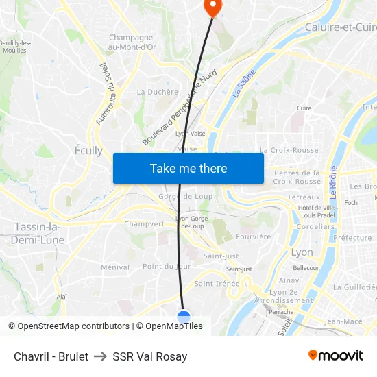 Chavril - Brulet to SSR Val Rosay map