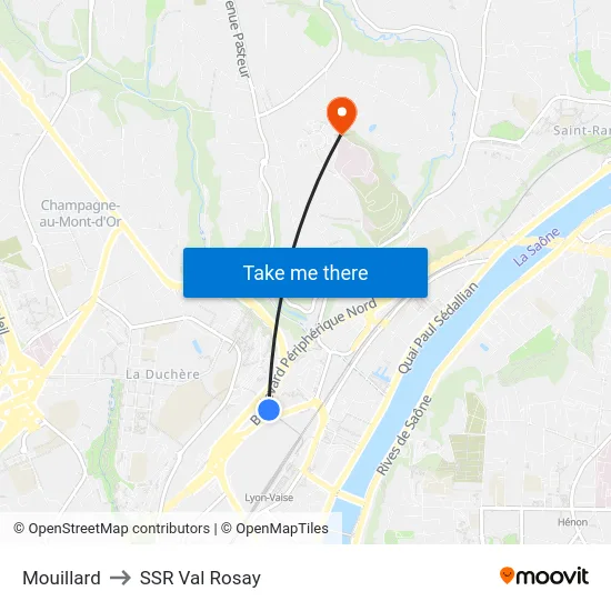 Mouillard to SSR Val Rosay map