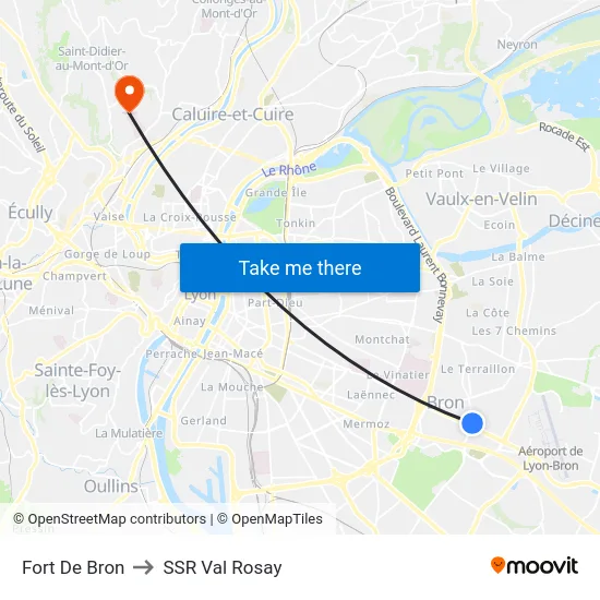 Fort De Bron to SSR Val Rosay map