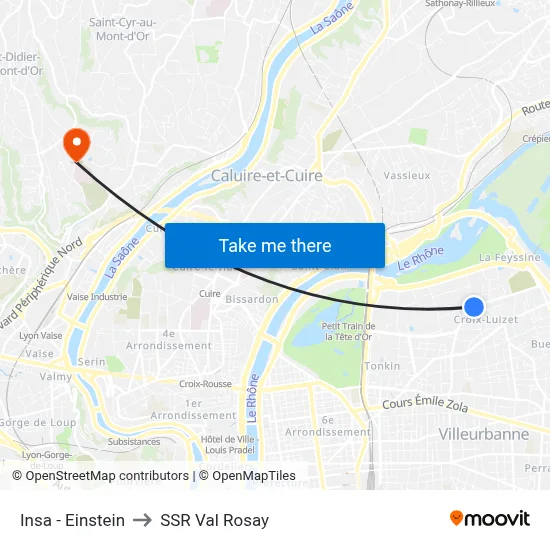 Insa - Einstein to SSR Val Rosay map