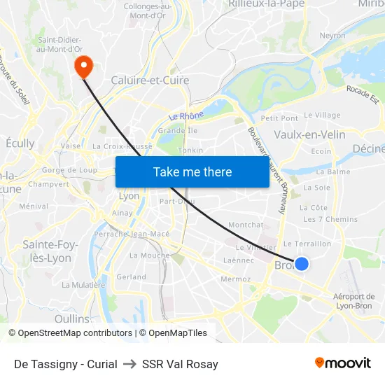 De Tassigny - Curial to SSR Val Rosay map