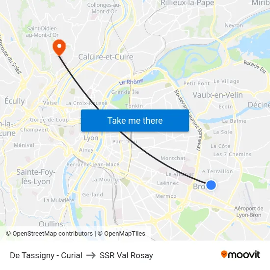 De Tassigny - Curial to SSR Val Rosay map
