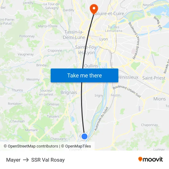 Mayer to SSR Val Rosay map