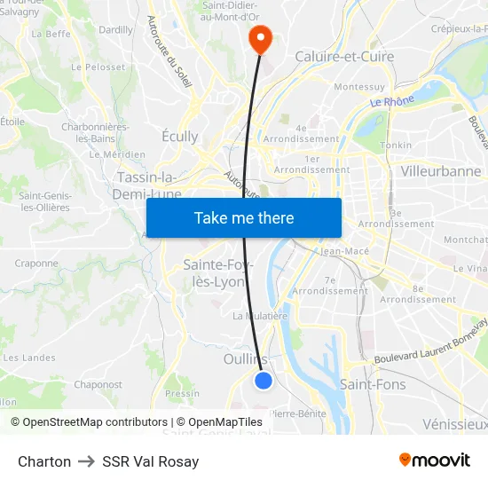 Charton to SSR Val Rosay map