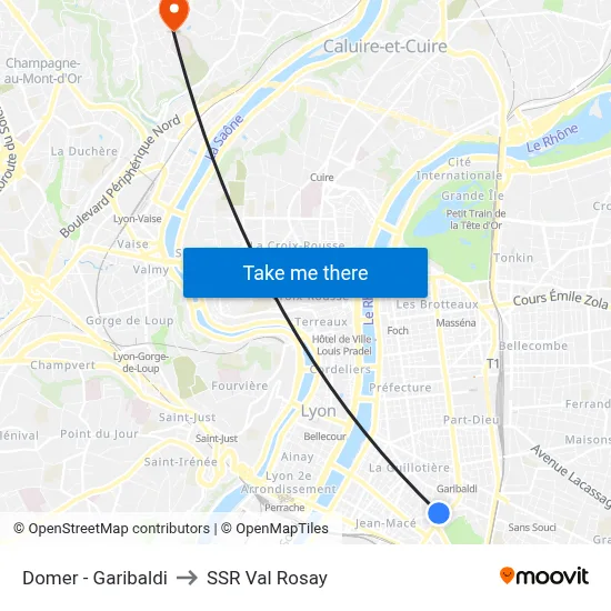 Domer - Garibaldi to SSR Val Rosay map