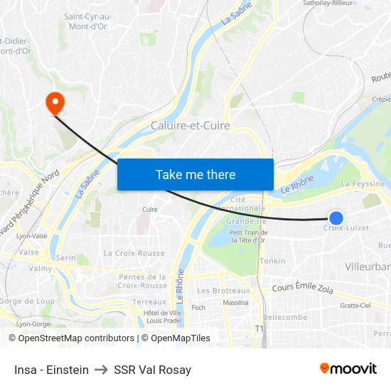 Insa - Einstein to SSR Val Rosay map