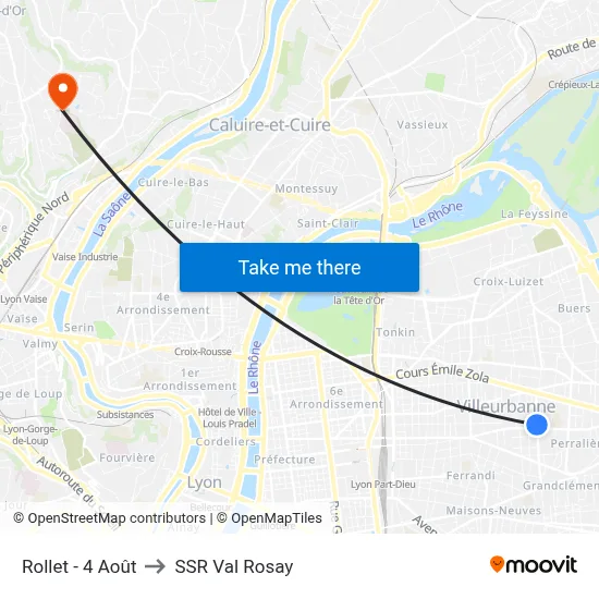 Rollet - 4 Août to SSR Val Rosay map