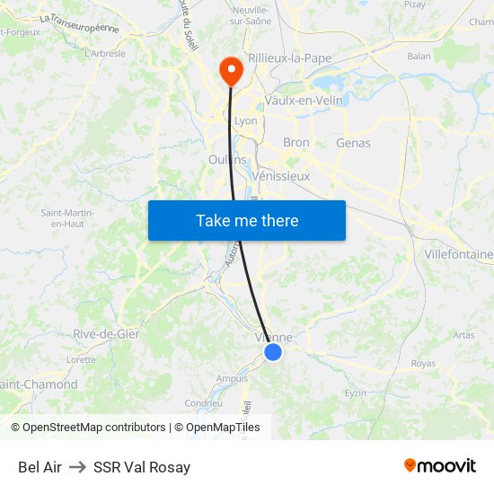 Bel Air to SSR Val Rosay map