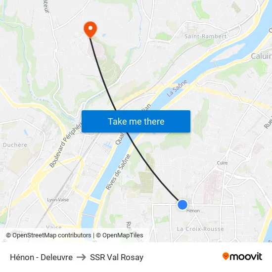Hénon - Deleuvre to SSR Val Rosay map