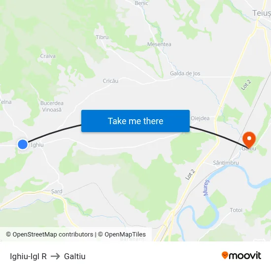 Ighiu-Igl R to Galtiu map