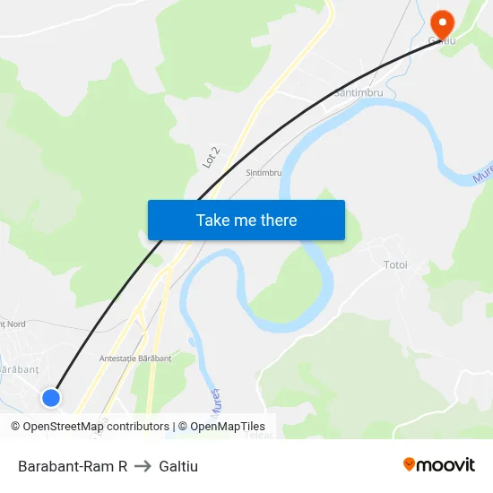 Barabant-Ram R to Galtiu map