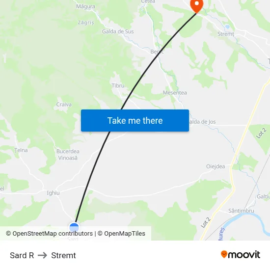 Sard R to Stremt map