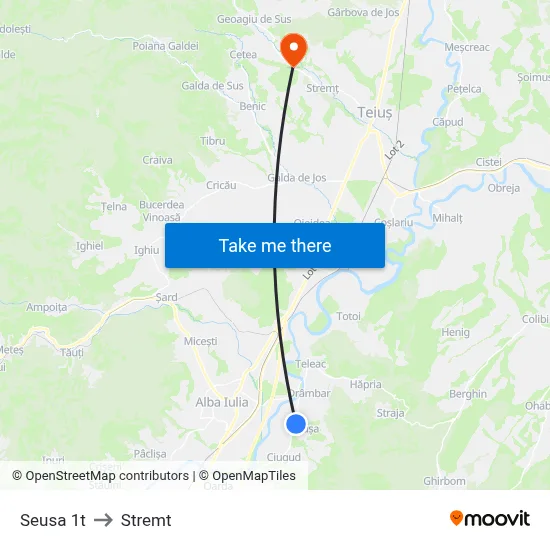 Seusa 1t to Stremt map