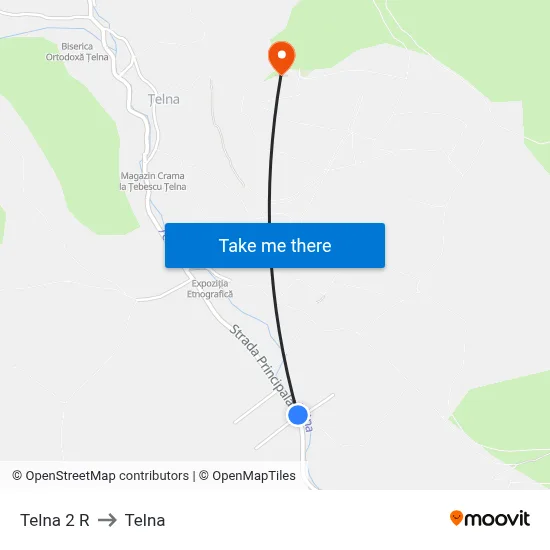 Telna 2 R to Telna map