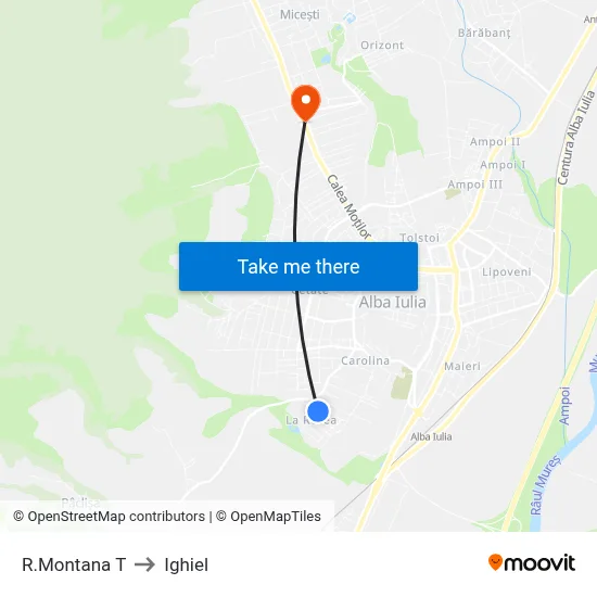 R.Montana T to Ighiel map