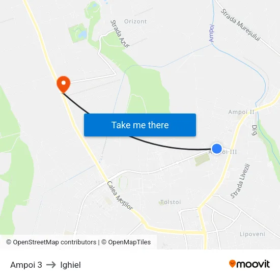 Ampoi 3 to Ighiel map