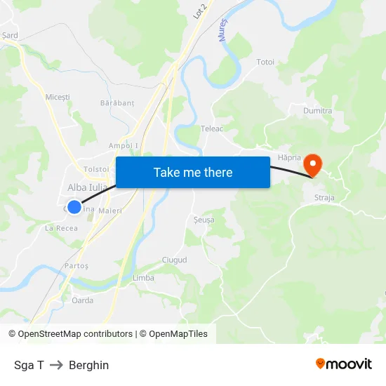 Sga T to Berghin map