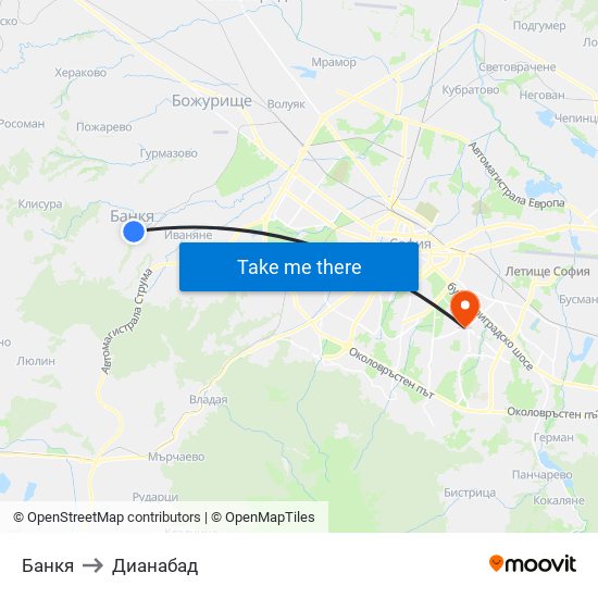 Банкя to Дианабад map