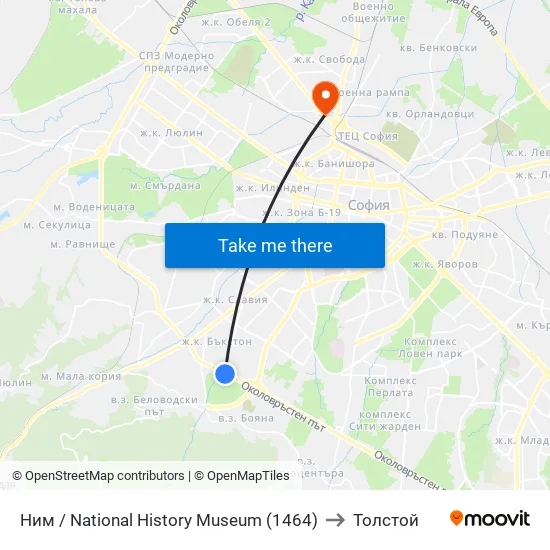 🎨 Ним / National History Museum (1464) to Толстой map