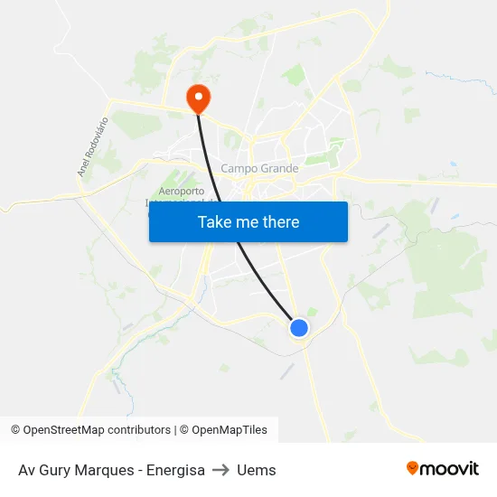 Av Gury Marques - Energisa to Uems map