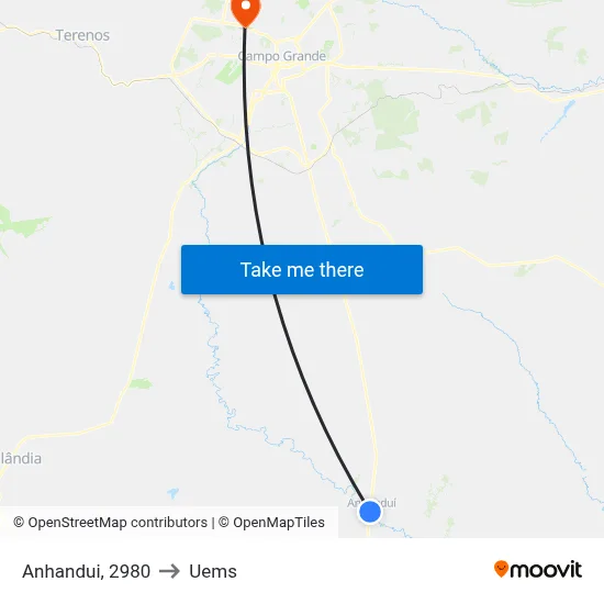 Anhandui, 2980 to Uems map