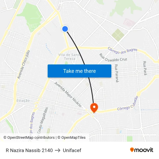R Nazira Nassib 2140 to Unifacef map