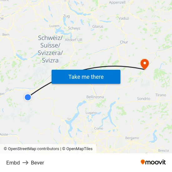 Embd to Bever map