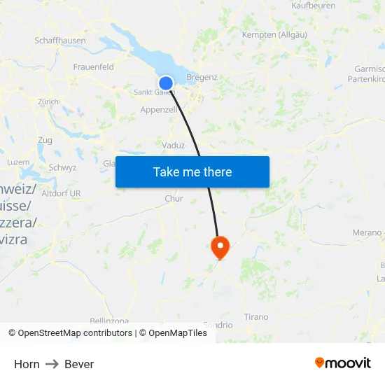 Horn to Bever map