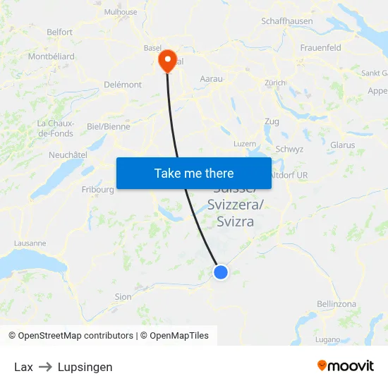 Lax to Lupsingen map