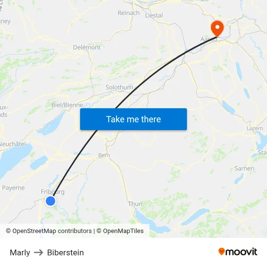 Marly to Biberstein map