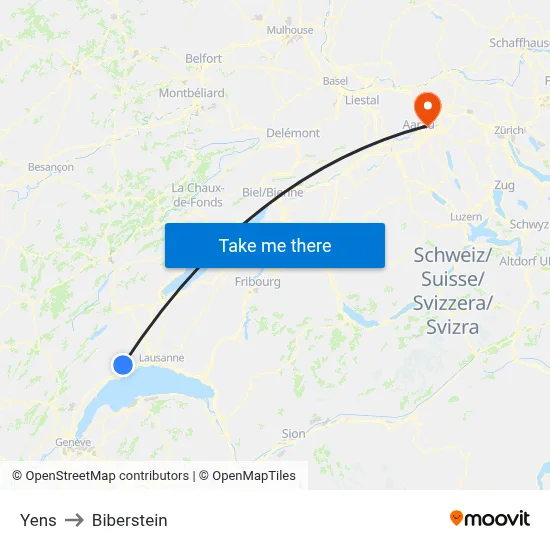 Yens to Biberstein map