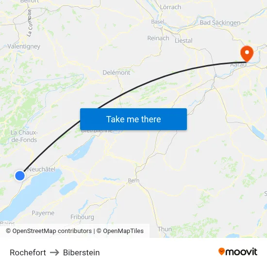 Rochefort to Biberstein map