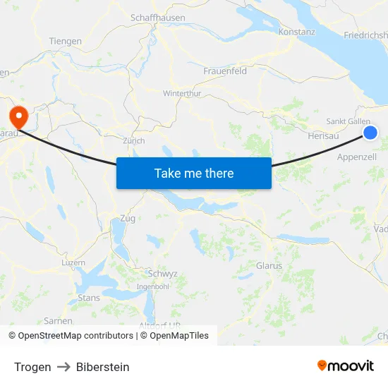 Trogen to Biberstein map