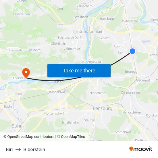 Birr to Biberstein map