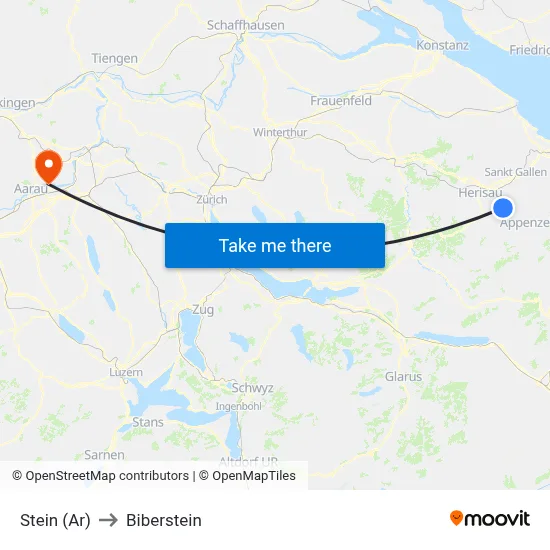 Stein (Ar) to Biberstein map