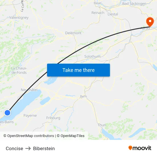 Concise to Biberstein map