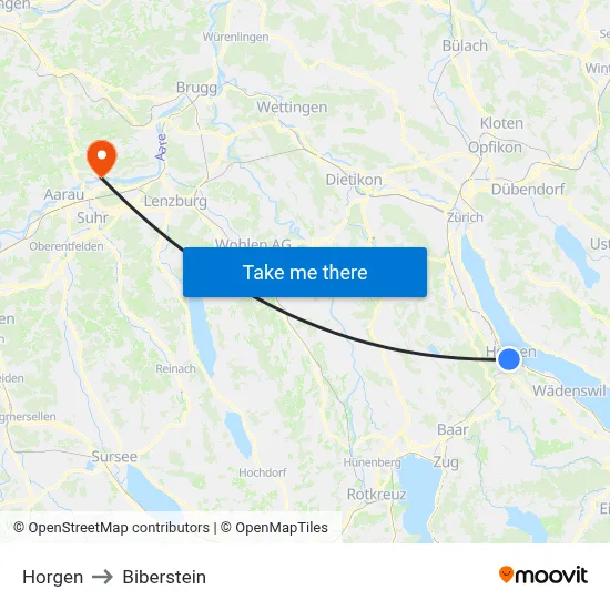 Horgen to Biberstein map