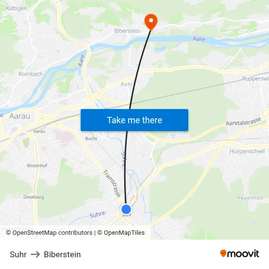 Suhr to Biberstein map