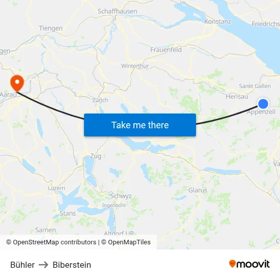 Bühler to Biberstein map