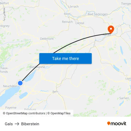 Gals to Biberstein map