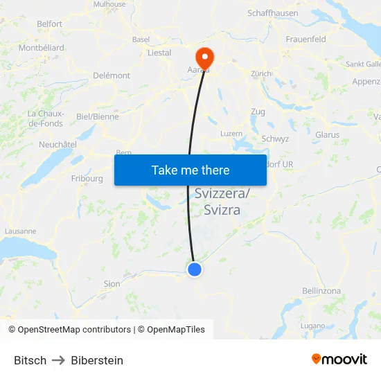 Bitsch to Biberstein map